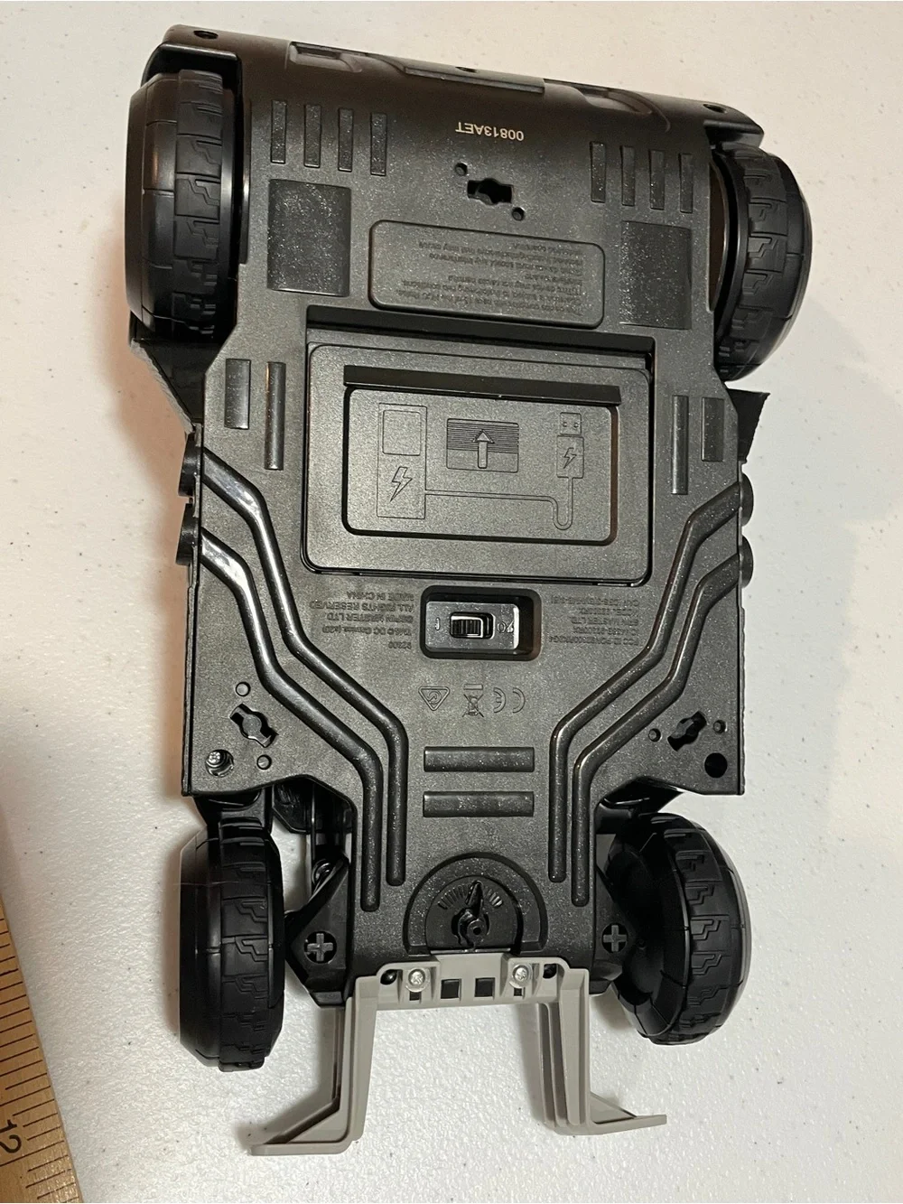 Black Bat-Inspired Push Car for Kids - Toy Vehicle
